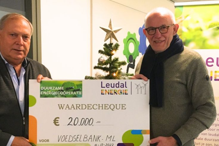 Leudal Energie doneert aan lokale voedselbanken